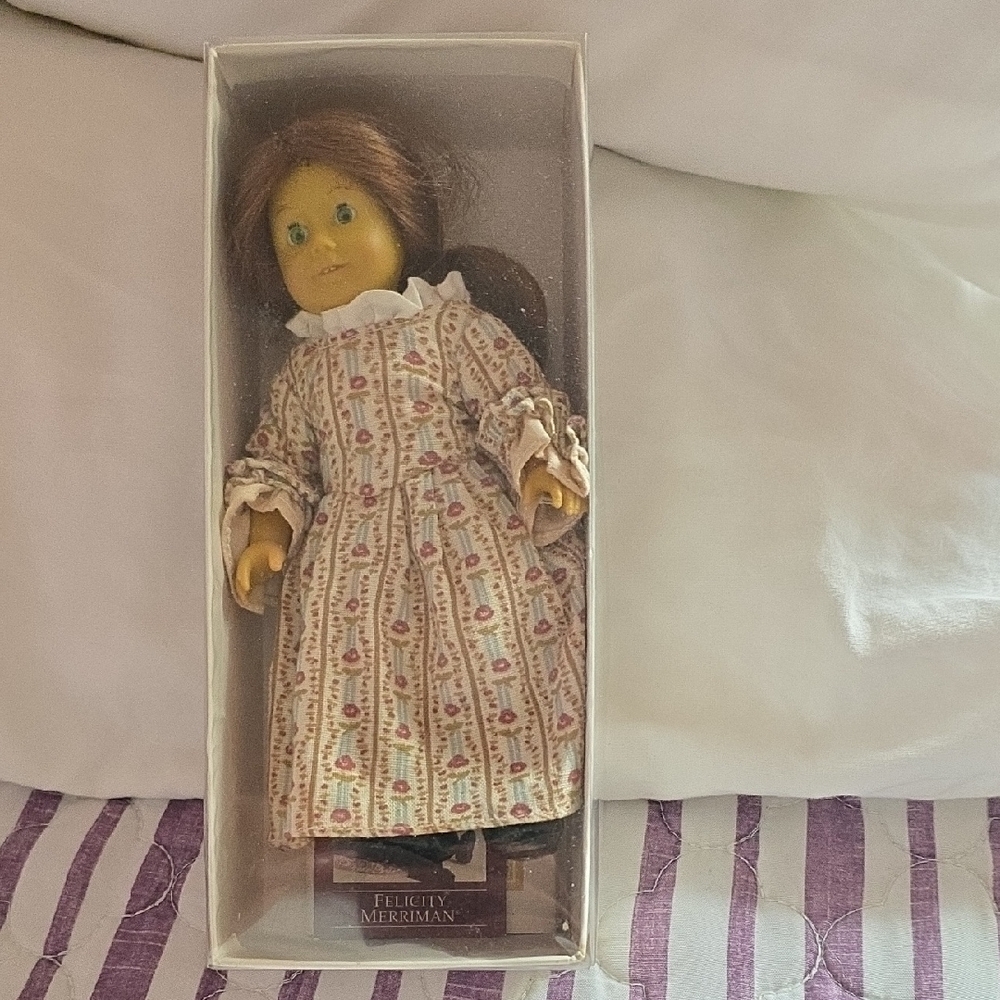 Vintage Doll with Floral Dress